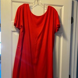 Charming Charlie Dress, Redish Orange, Size Large